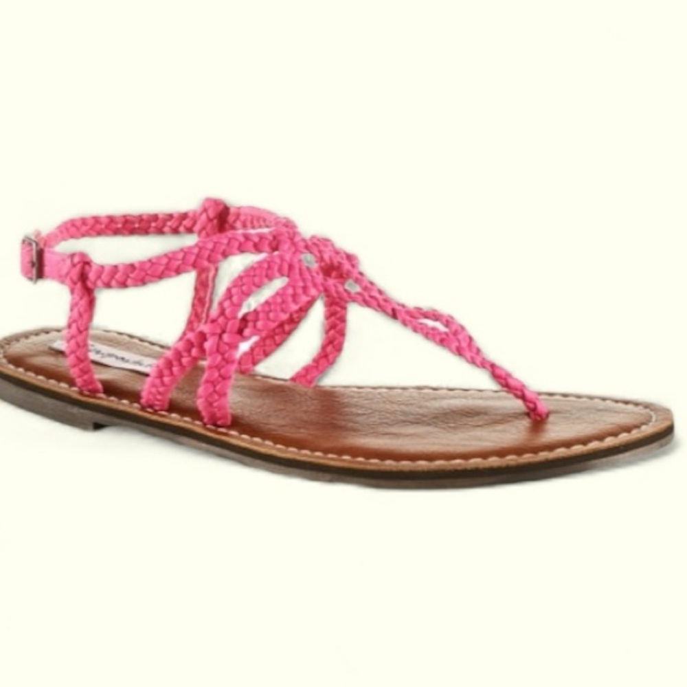 🌺Ladies hot pink Aeropostale sandals size 9🌺